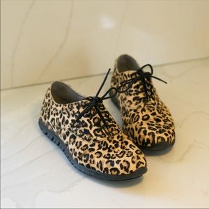 ZEROGRAND Cole Haan Grand OS Cheetah Fur Print 8.5